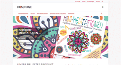 Desktop Screenshot of froschtatze.de